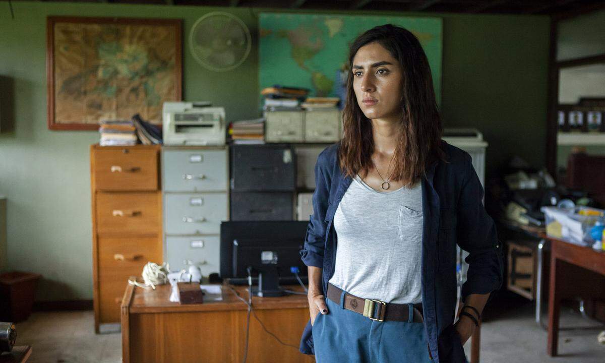 Die Hauptperson der Netflix-Serie, die Kriminalagentin Helena aus Kolumbien.